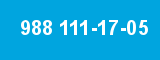 988 111-17-05